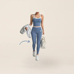 HOW Motion Legging Burn Blue