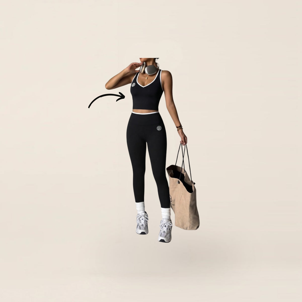HOW Motion Sport Top Balance Black