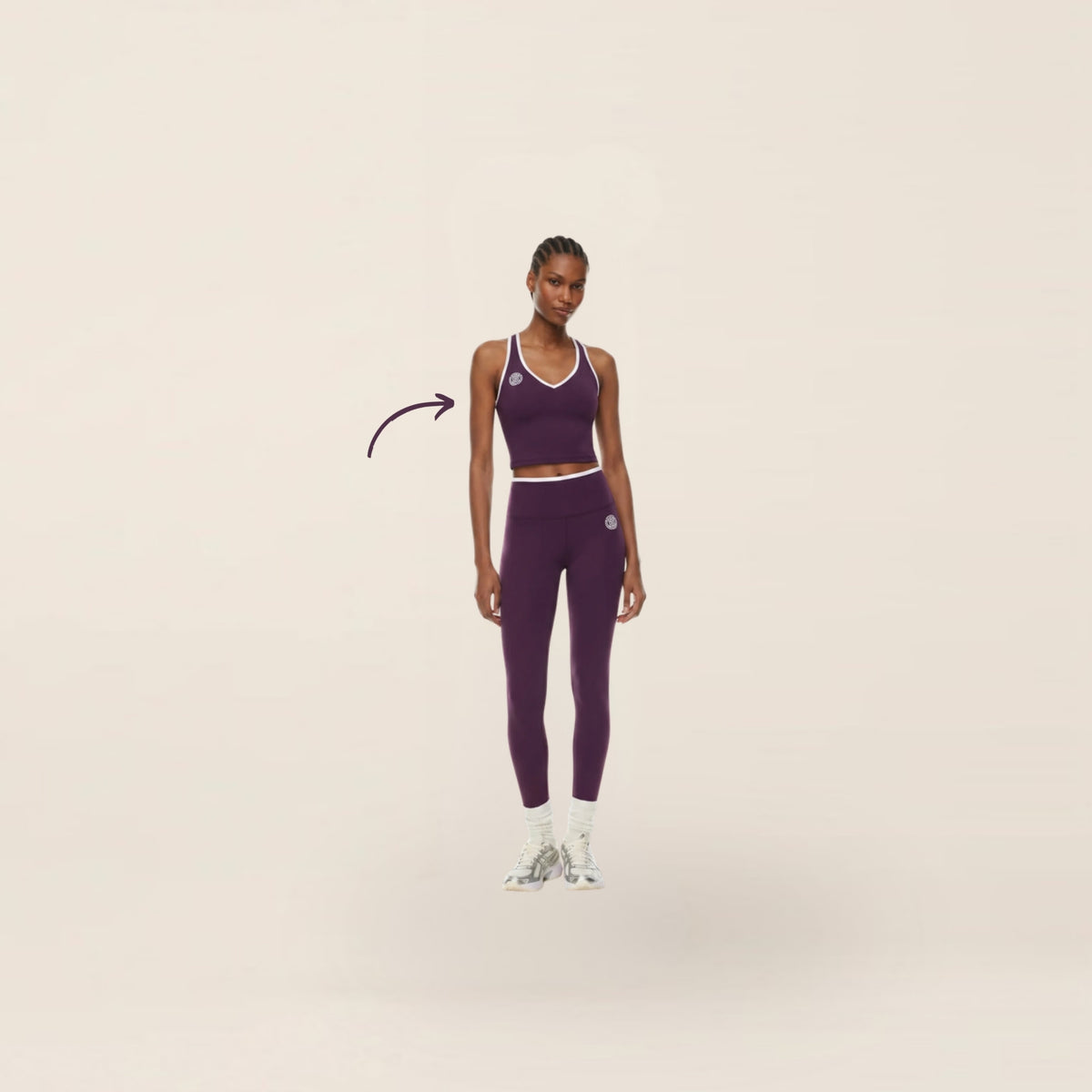 HOW Motion Sport Top Power Purple