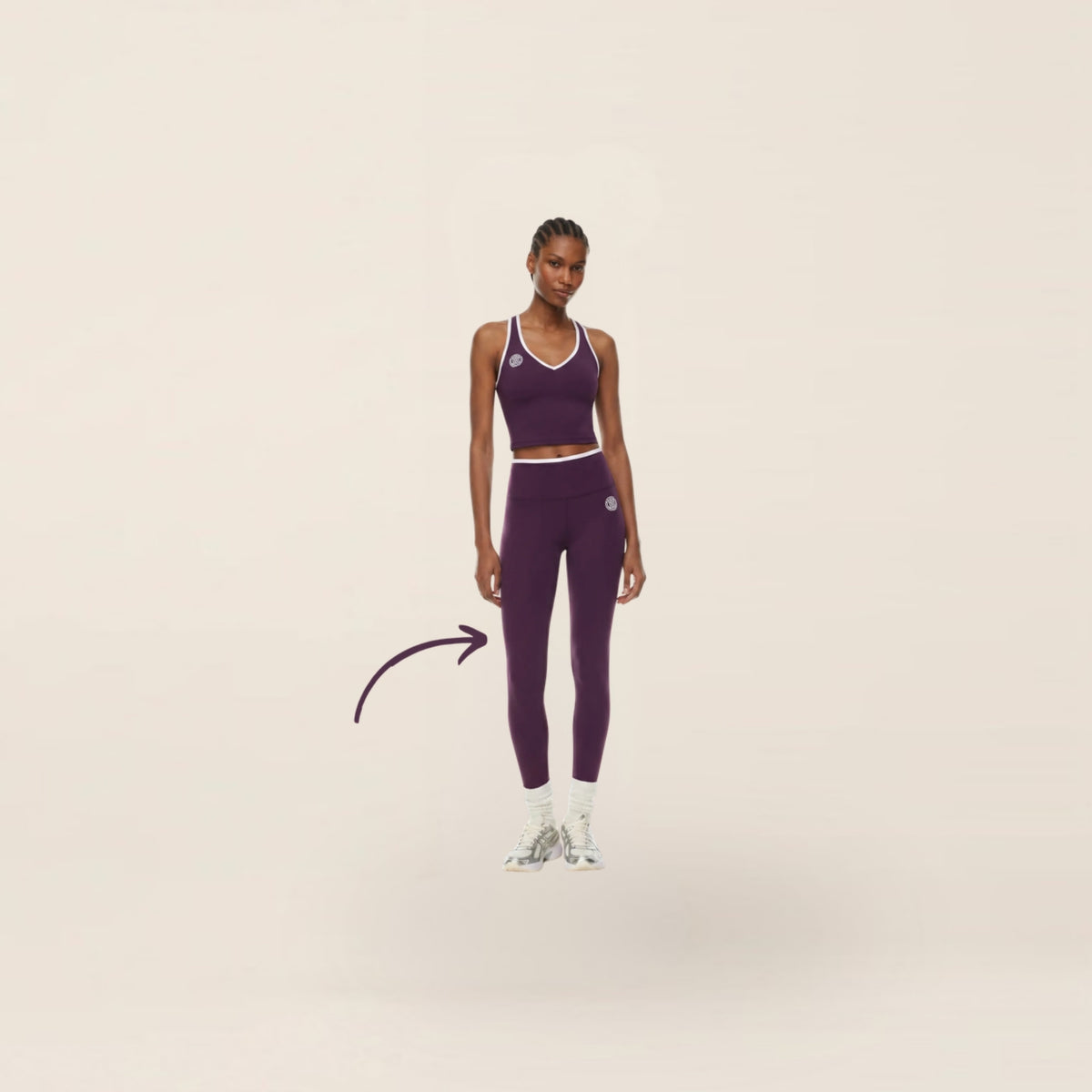 HOW Motion Legging Power Purple