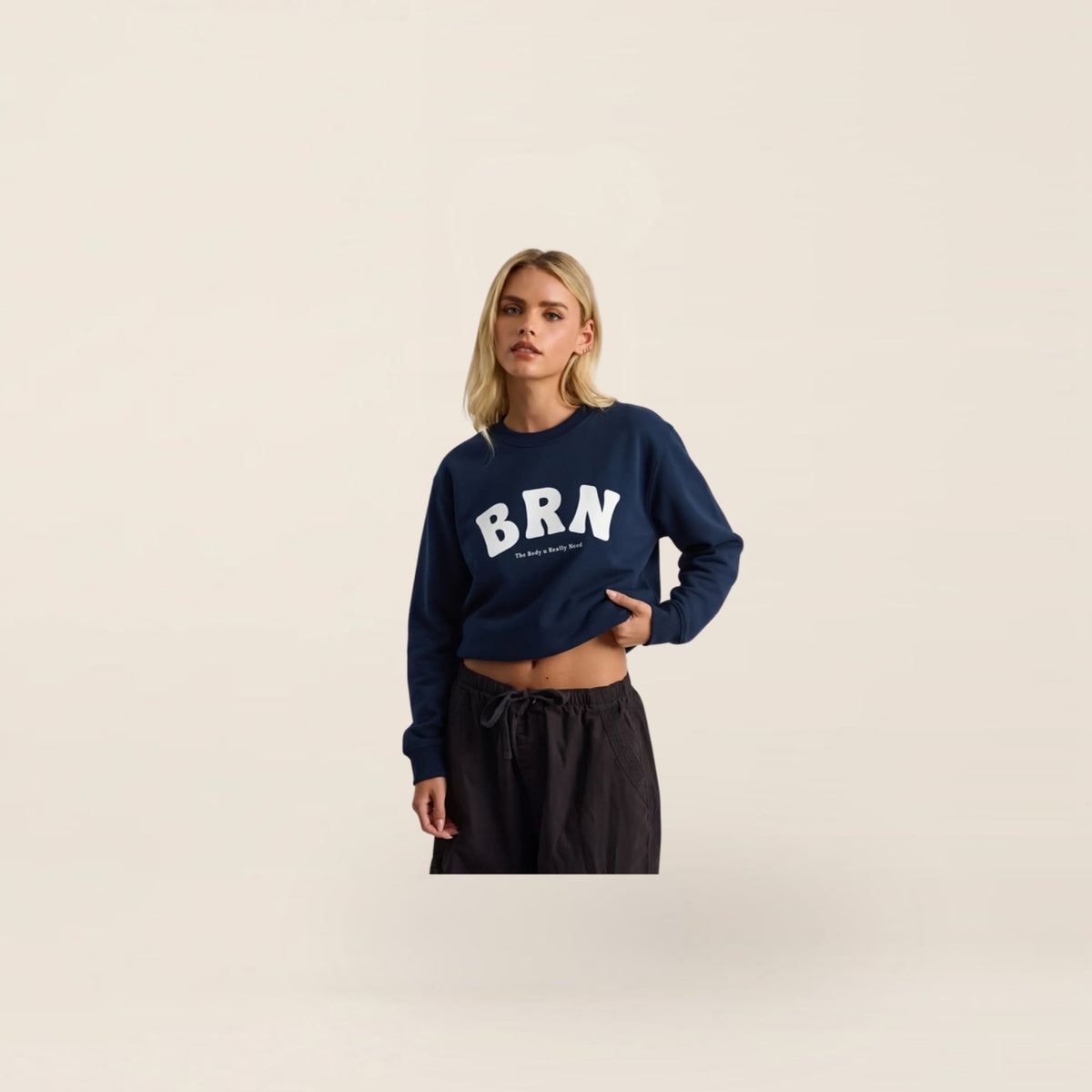 BRN® Sweater Navy Blue (unisex)