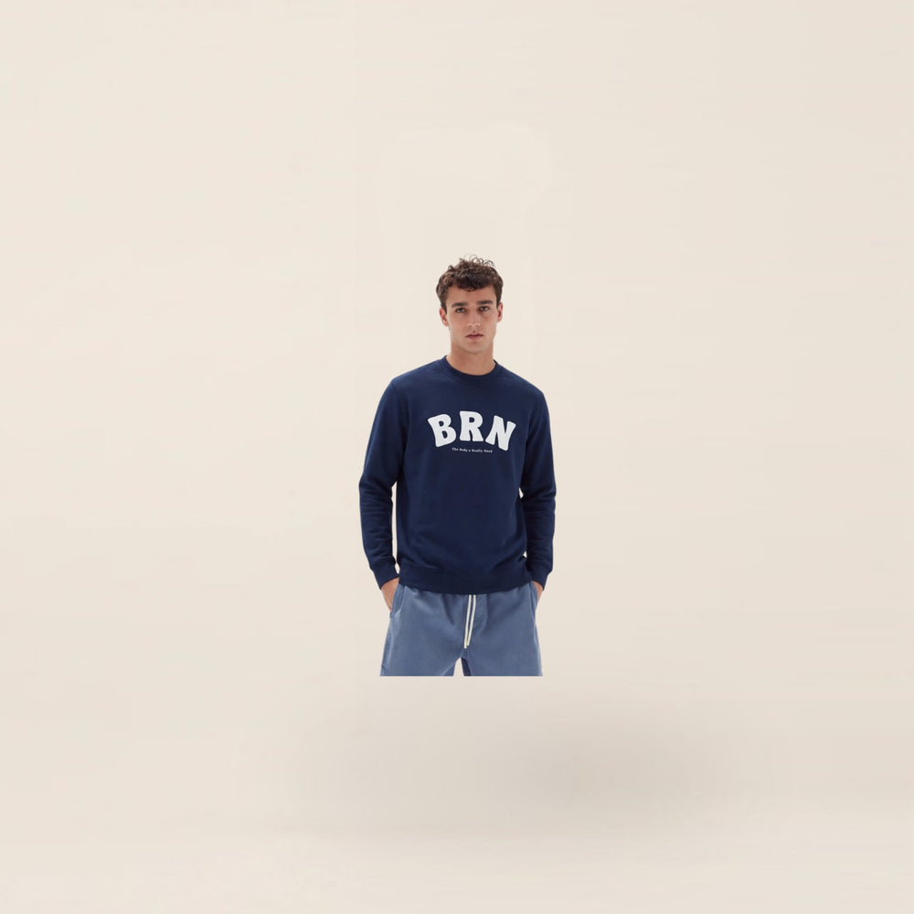 BRN® Sweater Navy Blue (unisex)