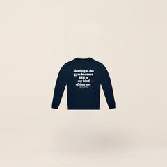 BRN® Sweater Navy Blue (unisex) achterkant
