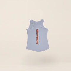 HOW Tanktop White/Dutch Orange (dames) achterkant