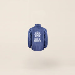 HOW Hooded Jacket Royal Blue (unisex) achterkant