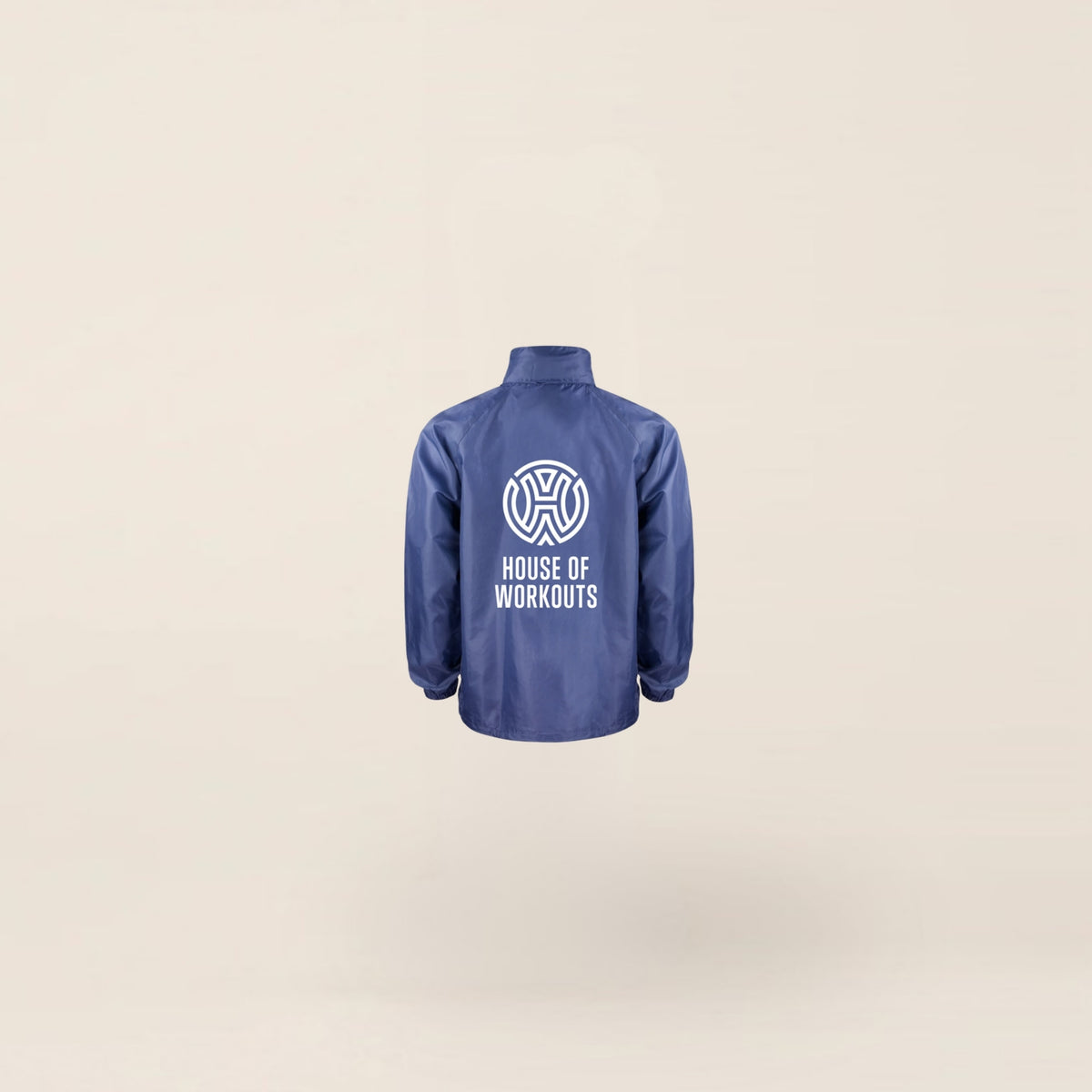HOW Hooded Jacket Royal Blue (unisex) achterkant