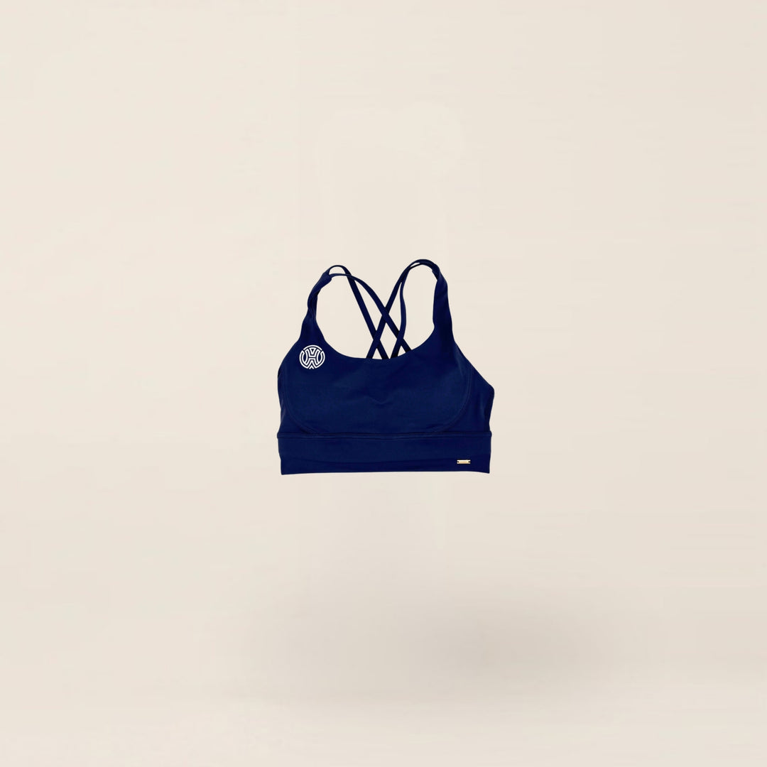 HOW x AIME June bra Navy Blue voorkant
