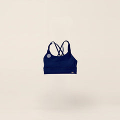 HOW x AIME June bra Navy Blue voorkant