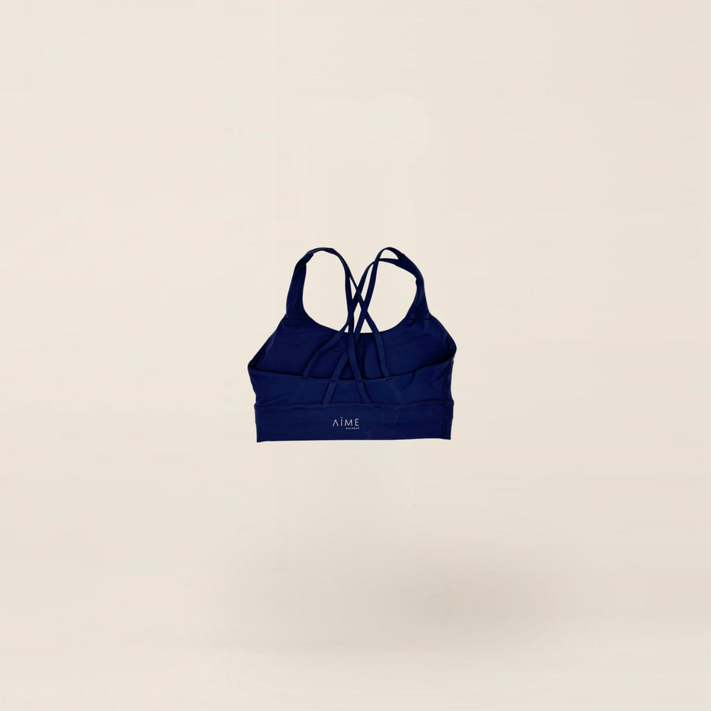 HOW x AIME June bra Navy Blue achterkant