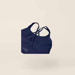 HOW x AIME June bra Navy Blue detail