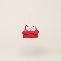 HOW x AIME Sportsbra Dessert Red voorkant