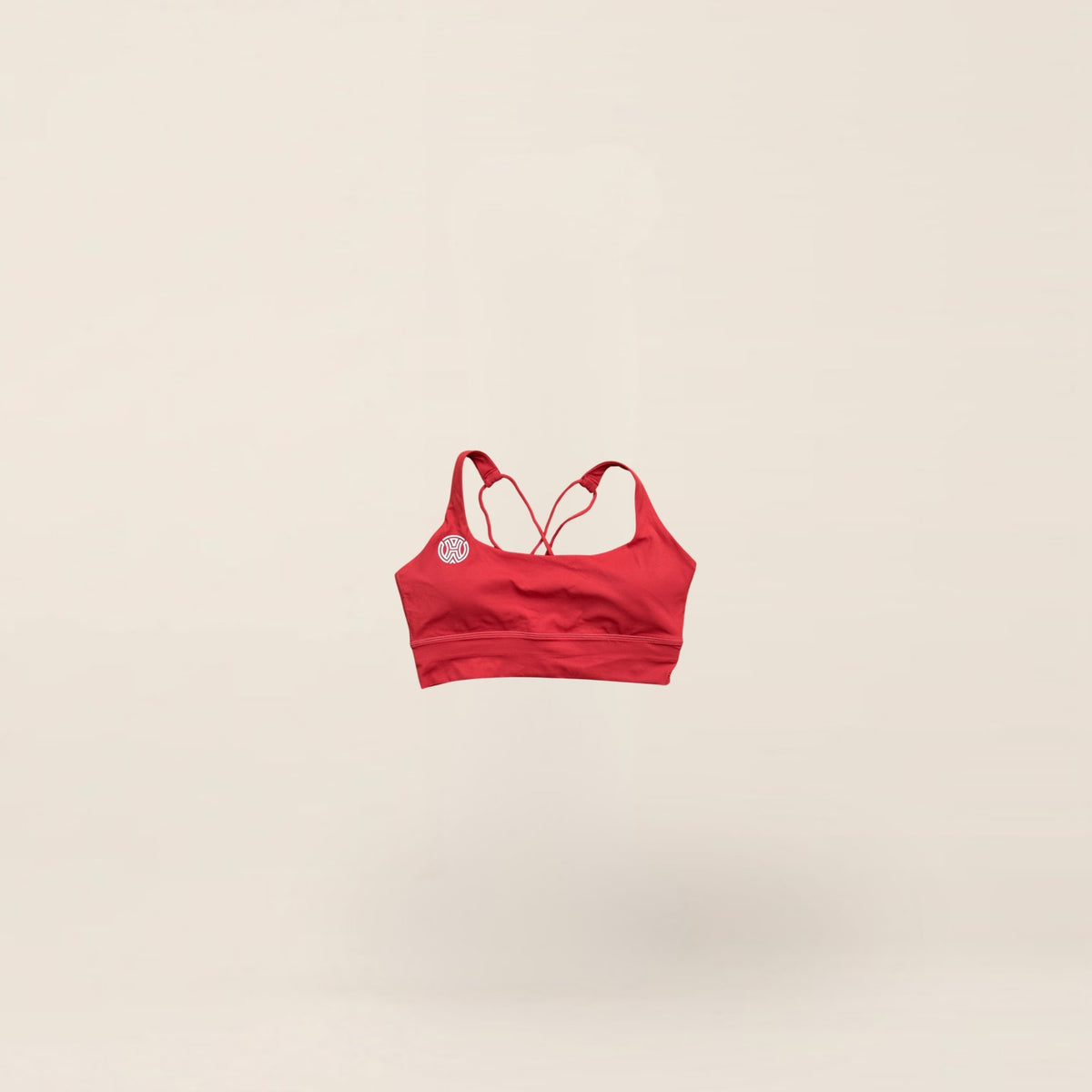 HOW x AIME Sportsbra Dessert Red voorkant