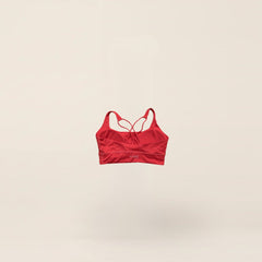 HOW x AIME Sportsbra Dessert Red achterkant
