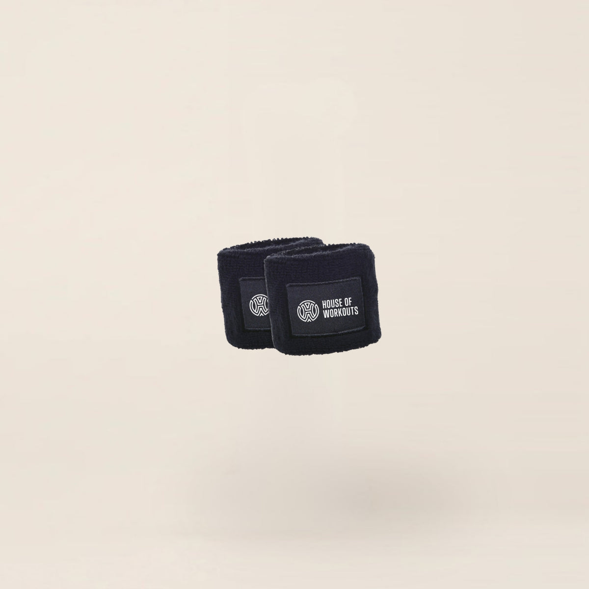 HOW Sweat Wristband zwart – set van 2