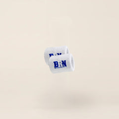 BRN® sweat wristband wit – set van 2