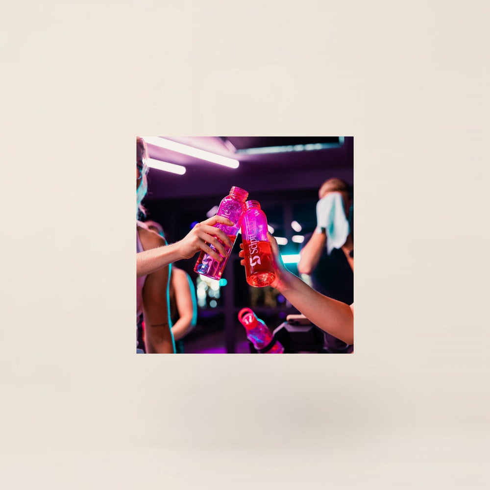 SclptCycle® Bidon roze – sfeerfoto