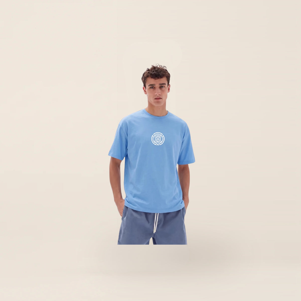 HOW oversized t-shirt Blue (Unisex)