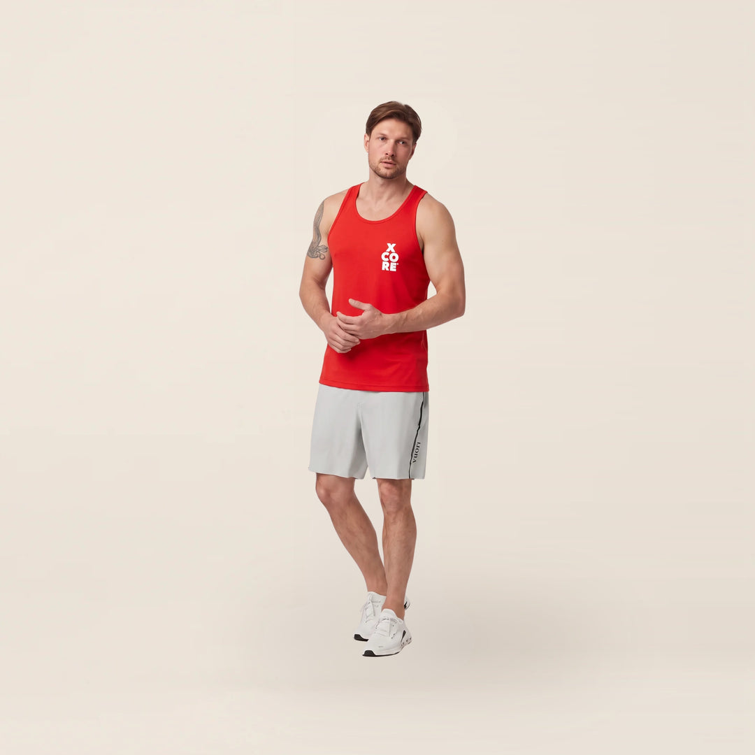 XCORE® tanktop rood (heren)